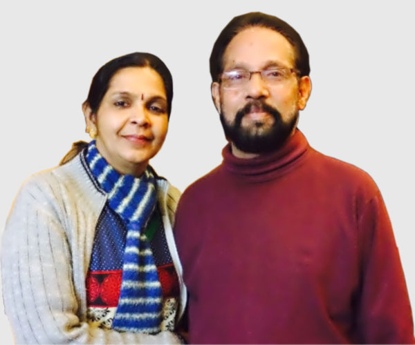 ChandraSekharan with Wife
