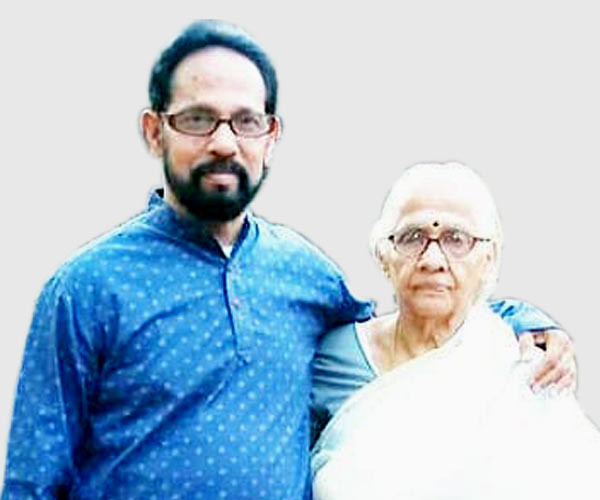 ChandraSekharan with Mother