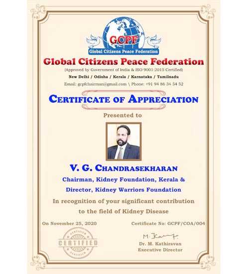 Global Citizen Award 2020