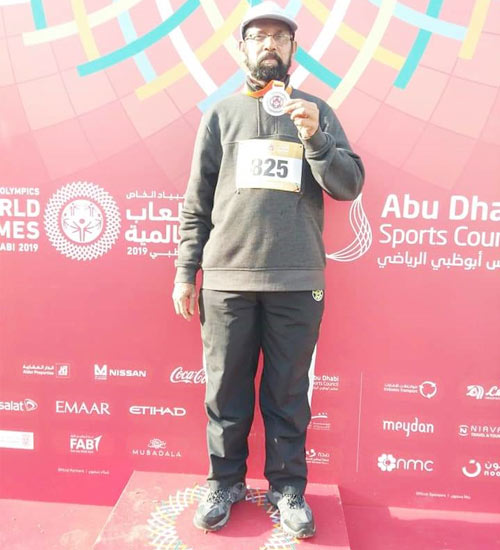 World Olympics Medal for 11Kms. Marathon Race